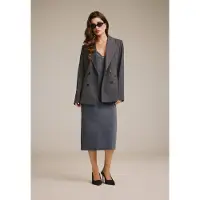 Stradivarius Figursyet Stribet Blazer Med Knapper 0-202 S