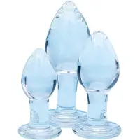 Vuxen Utopian Trinity Glass Anal Plug Set