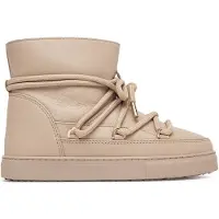 INUIKII Inuikiitil kvinder. 1001.003.0252 Læderstøvler Full Leather beige (41), Fast, Blonder, Casual, Klassisk