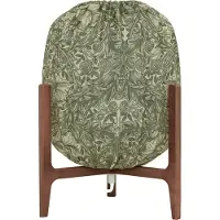 Watt & Veke Prisma bordlampe Dark ash-African marigold green, Ø27x42 cm