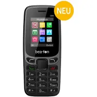 Beafon C80 - 2G, Classic Line, Feature Phone, sort, Dual SIM