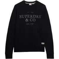 Superdry Superdrytil mænd. M2014717A Sweatshirt 1954 Company Relaxed marineblå (XL), Casual, Bomuld