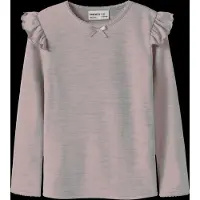 Name it Bluse - Uld - NmfWyla - Violet Ice - - 5 år (110) - Bluse