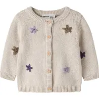 Name it Cardigan - Strik - NbfNanny - Peyote Melange - - 74 - Cardigan