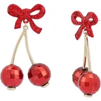 Betsey johnson Øreringe 'Love Spell' guld / rød