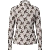 Pieces Shirts 'VIO' brun