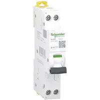Schneider Electric Kombiafbryder HPFI RCBO Acti9 iCVm40N 1P+N 16A B-karakteristik 6000kA type A 30mA