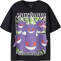 Name It Kids T-shirt - NkmSixth - Pokemon - Black - - 9-10 år (134-140) - T-Shirt
