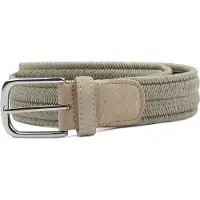 Profuomo Vokset Vævet Bælte Beige Khaki måle
