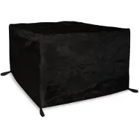 Vonroc Havebord- og stole Overtræk M – 185×150×95 cm – Premium kvalitet – Til havebord & 4–6 stole – Sort