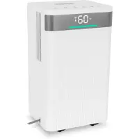 Vonroc Affugter 12L/dag | Til Rum op til 25 m² | Støjsvag & Kraftfuld | WiFi, Ionisator, Sølvionfilter, LED-display, Tørrefunktion & 2L Tank