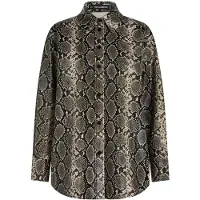 Karl Lagerfeld Bluse ecru / brun / sort