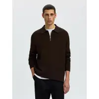 Selected Pullover 'SLHTeller' mørkebrun