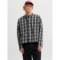 Jack & Jones Skjorte blå / sort / hvid
