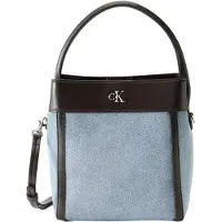 Calvin Klein Skuldertaske blå / sort