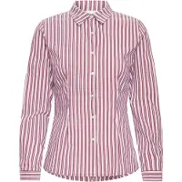 Ichi Bluse 'DIMA' rød / hvid