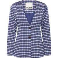 Ichi Blazer 'KATE CHECLÉ' blå / hvid