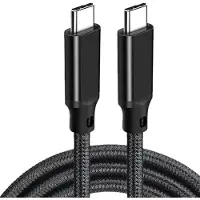 INF 3M USB-C til USB-C hurtigopladningskabel - Sort Black 2 m