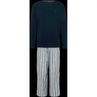 Tommy Hilfiger Underwear Pyjamas lang navy / safir / lyseblå / cappuccino
