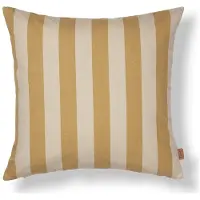 Ferm Living Strand outdoor pudebetræk 50x50 cm Warm yellow-parchment
