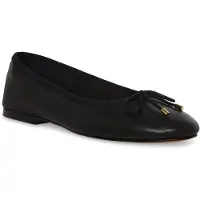 Steve madden Mokassin 'Bellami Black Leather Sheep Nappa Loafer Shoes' sort