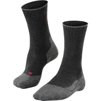 Falke - Vandretøj - TK2 Explore Wool Silk M Anthra.Mel til UnisexUld - Størrelse 42-43 - Sort