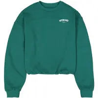 Garcia Sweatshirt mørkegrøn / hvid
