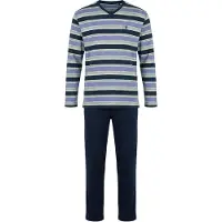 Hajo Pyjamas lang 'Klima-Light' blå