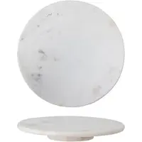 Bloomingville Ellin serveringsfad marmor Ø35,5 cm Hvid