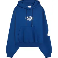 Bershka Sweatshirt blå / hvid