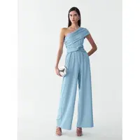 BWLDR Jumpsuit 'Daisie' azur