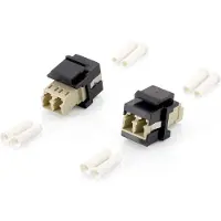 Equip Lc Duplex Keystone Fiber Optisk Adapter 8 Enheder