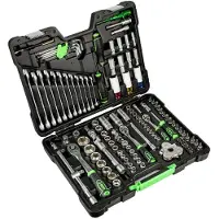 JBM Tool Case With Zinc Plated Sockets 132 Pieces Værktøjssæt