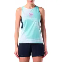 Rossignol - Trail running tøj dame - Sapa Ultra Tank W White Line Fogg til UnisexUld - Størrelse L - Hvid