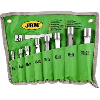 JBM Set Of 8 Es Pipe Topnøglesæt