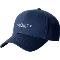 Hackett London Hackett Londontil mænd. HM0400074 Marineblå Contrast Brand kasket (OSFA), Casual, Bomuld