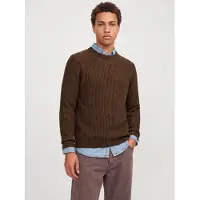 Jack & Jones Ensfarvet Striktrøje