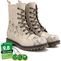 Goby Snørestøvletter 'MAT146' beige