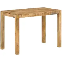 vidaXL spisebord 110x55x76 cm massivt mangotræ