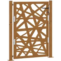 vidaXL Havelåge 105x130 cm rustfrit stål let konstruktion