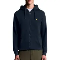 Lyle & Scott Cardigan ed lynlås Blå ørkeblå åle