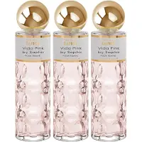 Saphir Limit Vida Pink 200ml Eau De Parfum 3 Enheder