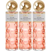 Saphir Vive La Femme 200ml Eau De Parfum 3 Enheder