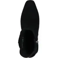 Caprice Bootie, black, made of Textiles with Block heel, Size 37