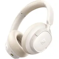 Baseus Bass BH1 NC Lite trådløse over-ear-hovedtelefoner med aktiv støjreduktion (ANC) – hvid