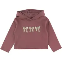 Name it Sweatshirt 'NKFVIALA' beige / bær / sort