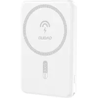 Dudao K14S MagSafe-powerbank 5000mAh med 20W USB-C-hurtigopladning - hvid