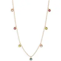 Ralph Lauren Kæde 'DARLENE' opal / guld / æble / rubinrød