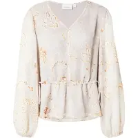 Comma Bluse kit / lysebeige / orange