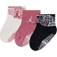 Jordan Sokker magenta / sort / hvid